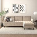 Dorel Home Ecksofa »Presley«, Ecksofa mit Bett-Funktion und Stauraum, verstellbare Rückenlehne