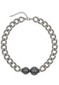 J.Jayz Collier »Chunky Hematite«, Made in Germany - mit Kunststoffperle