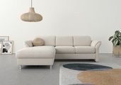 sit&more Ecksofa, wahlweise mit Bettfunktion, Bettkasten und Kopf- und Armteilverstellung
