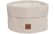 Jollein Aufbewahrungskorb »Check Knit Oatmeal 14 x 18 cm«