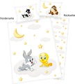 Herding Renforcé Kinder-Wendebettwäsche Looney Tunes