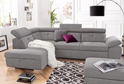 exxpo - sofa fashion Ecksofa, wahlweise mit Bettfunktion und Bettklasten