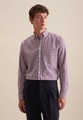 seidensticker Flanellhemd »Comfort«, Comfort Langarm Button-Down-Kragen Karo