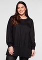 Sheego Tunika, im Double-Layer-Look mit Saum aus Chiffon