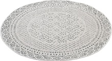 freundin Home Collection Teppich »Dian«, rund, 5 mm Höhe, In-und Outdoor geeignet, Wohnzimmer, Balkon, Terrasse, Garten, Pflegeleicht, Flachgewebe