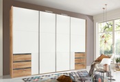 Fresh To Go Schwebetürenschrank »Level«, mit Glastüren und Synchronöffnung