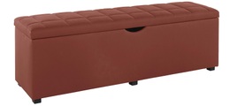 Places of Style Hockerbank »Checked«, mit Stauraum, Breite 120 cm und 160 cm, auch als Garderobenbank oder Bettbank geeignet