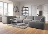 COUCH? Wohnlandschaft »Fettes Polster«, Modulsofa Set, Module einzeln für individuelle Zusammenstellung s. 