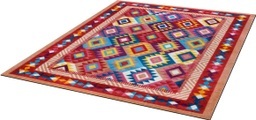 wash+dry by Kleen-Tex Teppich »Santa Fe«, rechteckig, 9 mm Höhe, In- und Outdoor geeignet, waschbar, Wohnzimmer