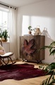 Home affaire Sideboard »Maple«, Griff in Form eines Ahornblattes, handgefertigt, aus massivem Mangoholz, Breite 100 cm