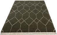 freundin Home Collection Hochflor-Teppich »Panihe«, rechteckig, 35 mm Höhe, Dichter Hochflor mit Fransen, Scandi Look, Wohnzimmer, Schlafzimmer, Robust, Pflegeleicht