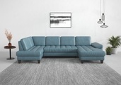 sit&more Wohnlandschaft, wahlweise mit Bettfunktion, Bettkasten, Sitztiefenverstellung