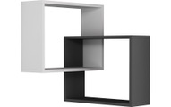 Home - Eckregal Ring - Weiss und Anthrazit