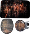 Sanilo Badaccessoires-Sets »Vintage«, (Komplett-Set, 3 tlg.), bestehend aus WC-Sitz, Badteppich und Waschbeckenstöpsel
