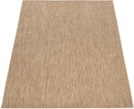 Home affaire Teppich »Venedig«, rechteckig, 5 mm Höhe, Flachgewebe, Sisal-Optik, meliert, Wohnzimmer, In- und Outdoor geeignet, ideal auf Terrasse oder Balkon