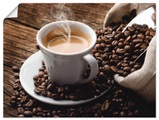 Artland Wandbild »Heisser Kaffee - dampfender Kaffee«