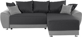 COLLECTION AB Ecksofa »Yaelle«, wahlweise mit Bettfunktion oder LED-RGB-Beleuchtung