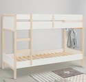 Lüttenhütt Etagenbett »Janne«, aus schönem massivem Kiefernholz, Etagenbett, inklusive praktischer massiver Holzleiter, in verschiedenen Farbvarianten erhältlich, Liegefläche 90x200 cm