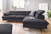 COTTA Ecksofa »Caluso«, inklusive Kopfteilverstellung, wahlweise mit Bettfunktion