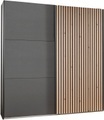 Fresh To Go Schwebetürenschrank »Ancona«, mit Akustiklamellen Optik in 3D