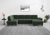 sit&more Wohnlandschaft, wahlweise mit Bettfunktion, Bettkasten, Sitztiefenverstellung