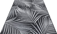 White Label - Teppich In-& Outdoor - 80 x 150 cm; - Creme, Schwarz