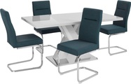 INOSIGN, INOSIGN Essgruppe, (5 tlg.), Esstisch mit 4 Stühlen