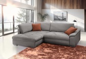 exxpo - sofa fashion Ecksofa »Casa Grande inkl. Bettfunktion, Bettkasten, bequem«, L-Form, guter Sitzkomfort, grosse Liegefläche