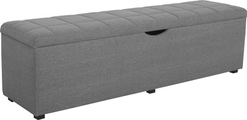 Places of Style Hockerbank »Checked«, mit Stauraum, Breite 120 cm und 160 cm, auch als Garderobenbank oder Bettbank geeignet