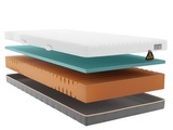 Schlaraffia, Schlaraffia Gelschaummatratze »GELTEX® Quantum Touch Next 200, Schlaraffia, 20 cm hoch«, 20 cm cm hoch, Raumgewicht: 45 kg/m³, (1 St.), Bezug bis 60°C Maschinenwäsche