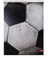 LICHTBLICK ORIGINAL Seitenzugrollo »Rollo Klemmfix, ohne Bohren, blickdicht, Retro Fussball - Schwarz-Weiss«, blickdicht, Sichtschutz-Blendschutz, freihängend