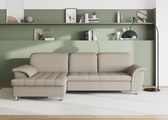DOMO collection Ecksofa »Franzi«, wahlweise mit Bettfunktion, Bettkasten und Kopfteilverstellung, frei im Raum stellbar