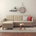 Dorel Home Ecksofa »Hartford«, mit Bettfunktion und Stauraum, Recamiere beidseitig montierbar