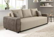 Home affaire Schlafsofa »Bella«, mit geprägtem Bezug bei Armlehnen