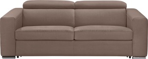 Egoitaliano, Egoitaliano Schlafsofa »Cabiria«, Sofa inkl. Schlaffunktion, Kopfteile verstellbar, mit Metallfüssen