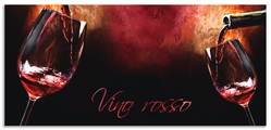 Artland Küchenrückwand »Wein - Rotwein«