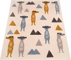 Zala Living, Zala Living Kinderteppich Happy Meerkats
