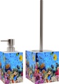 Sanilo Badaccessoire-Set »Ocean«, 2-teiliges Set aus Seifenspender und WC-Bürste