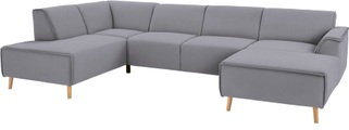 andas Wohnlandschaft »Janek«, mit Federkern und Keder in scandinavischem Design