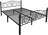 GOODproduct Metallbett »LUND Landhausbett Bett Märchenbett Prinzessinbett« Träume wie im Märchen: Dein romantisches Metallbett in 2 Breiten