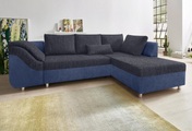 COLLECTION AB Ecksofa, mit Bettfunktion und Bettkasten, inklusive loser Rücken- und Zierkissen, mit »Schanzen«-Armlehne