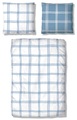 my home Wendebettwäsche »Karo«, (2 tlg.), Bettwäsche in Karo-Design, sportliche Bettwäsche, Kinder & Erwachsene