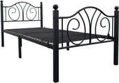GOODproduct Metallbett »Amrum Landhausbett Bett Märchenbett Prinzessinbett« Träume wie im Märchen: Dein romantisches Metallbett in 2 Breiten