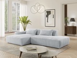 exxpo - sofa fashion Ecksofa »Billund modernes Designsofa, bequem und elegant, Breite 294cm, L-Form« modern, L-form, Wellenfedern, inklusive 2x Nierenkissen