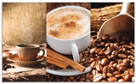 Artland Küchenrückwand »Kaffee - Cappuccino - Heisser Kaffee«