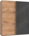 Fresh To Go Schwebetürenschrank »Level«, mit Glastür