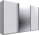Wimex Kleiderschrank »Mugano, Made in Germany, Lieferung bis in Deine Etage und Stellort«, (wähle Deine Ausstattung: Basic oder Premium!), 3 Schwebetüren, grosse Grössen, mit oder ohne Spiegel, Metallgriffe