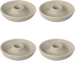Creativ Home, Creativ home Kerzenhalter »Stabkerzenhalter MALM?, (Set, 4 St.), aus Porzellan, im nordischen Stil