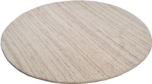 Wollteppich, »Royal Berber Uni«, THEKO, rund, Höhe 18 mm, handgetuftet