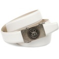 Anthoni Crown 3, 4 cm Automatik Ledergürtel in Weiss